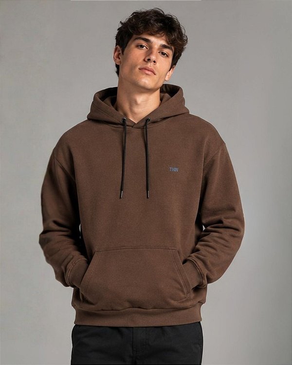 Blusão Canguru Masculino de Moletom Três Cabos Confort - Ref 38.03