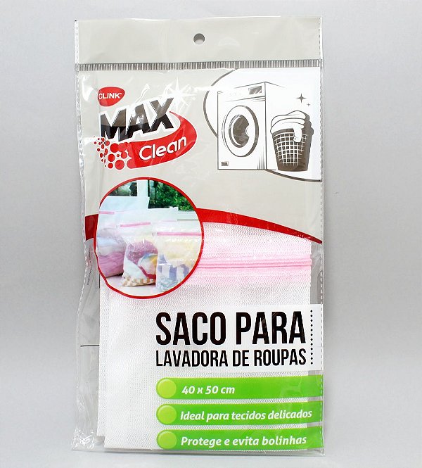 Saco Para Lavadora De Roupas Delicadas 40x50cm - Clink