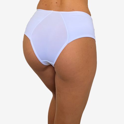 Calcinha Tanga de Microfibra Cintura Alta