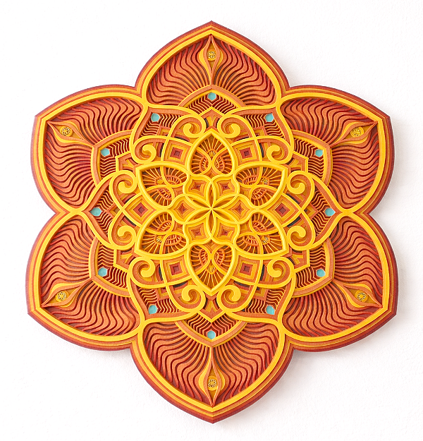 Mandala Flor do Universo Solar