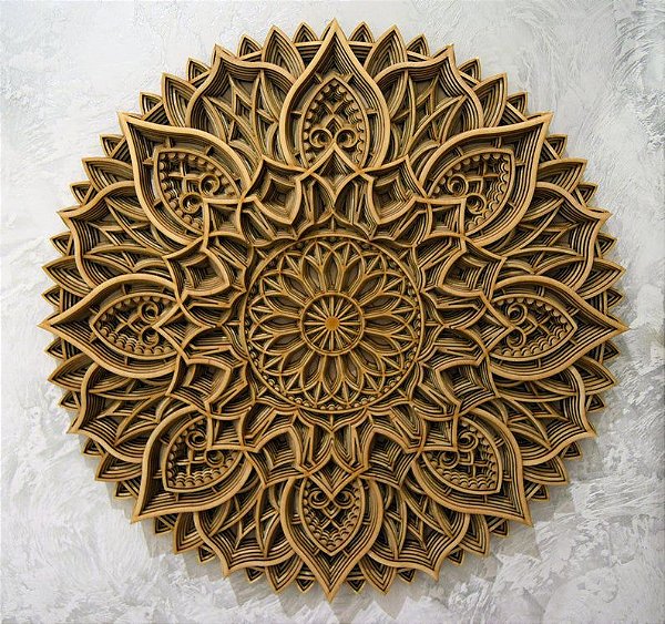 Mandala Floral 3D