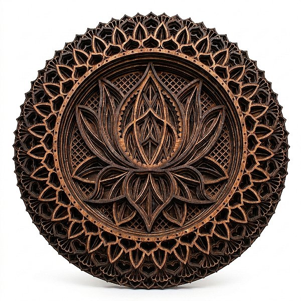 Flor de Lotus Rústica