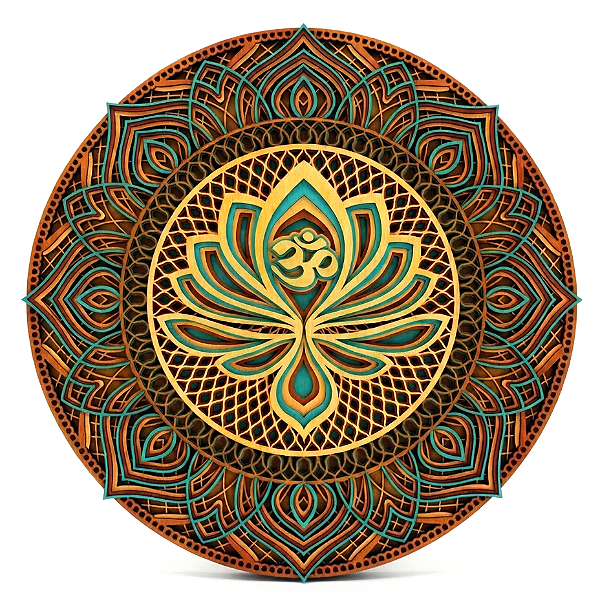 Mandala Flor de Lótus | Om