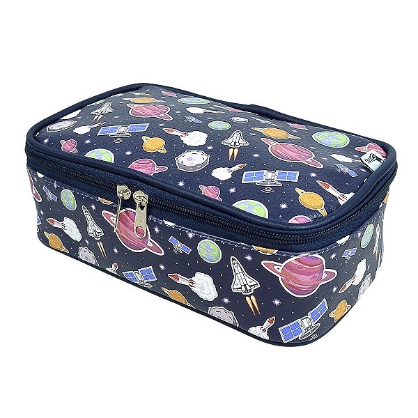 Estojo Box com Alça Espaço Sideral