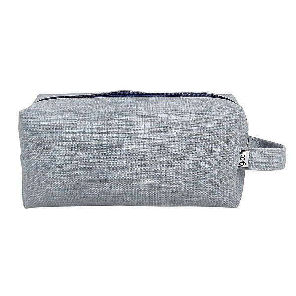 Necessaire Retangular Grande Azul Mesclado
