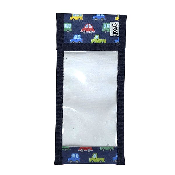 Porta Escova e Pasta Carrinhos Azul