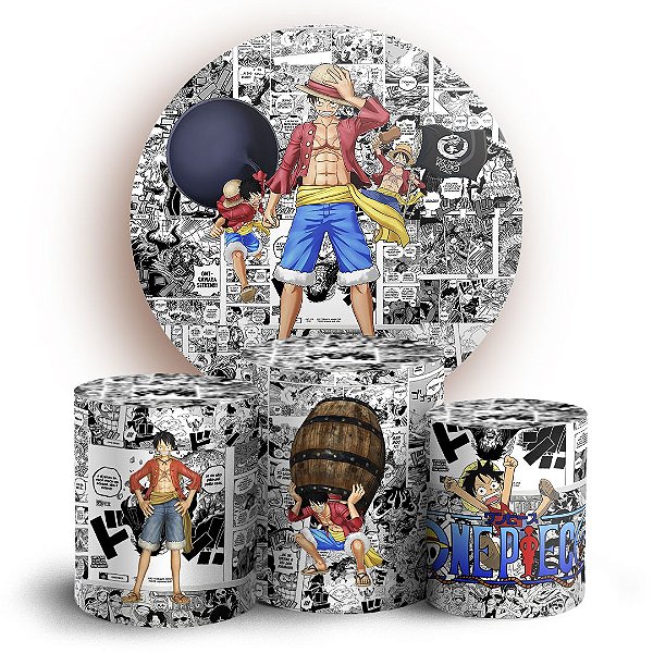 KIT Redondo e Trio - One Piece - Sublimado 3D