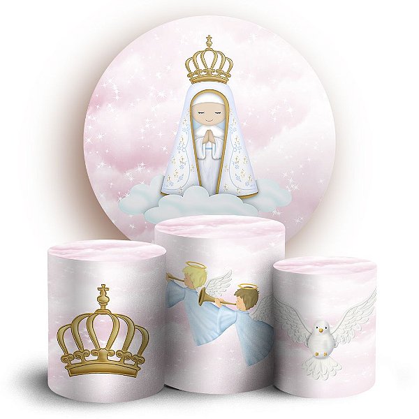 KIT Redondo e Trio - Nossa Senhora - Sublimado 3D