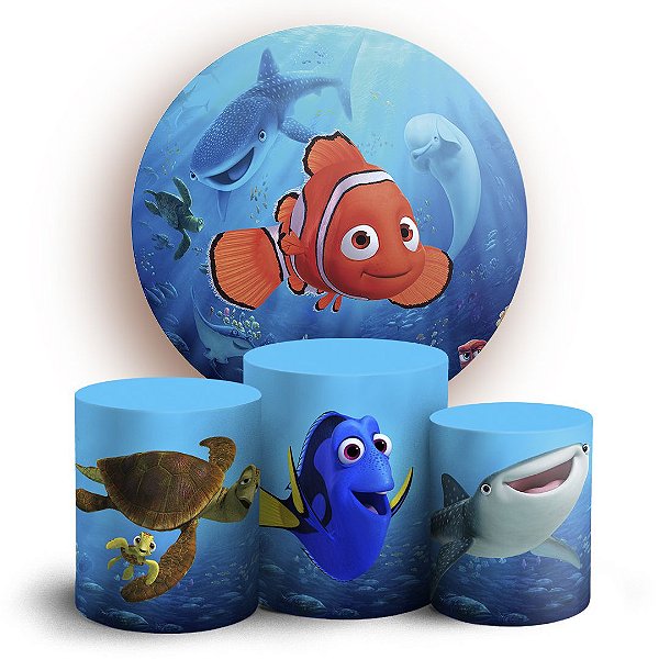 KIT Redondo e Trio - Nemo - Sublimado 3D