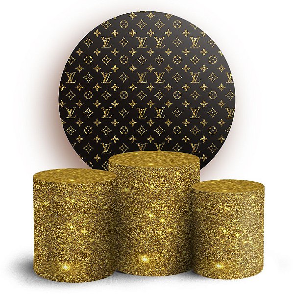 KIT Redondo e Trio - Louis Vuitton - Sublimado 3D