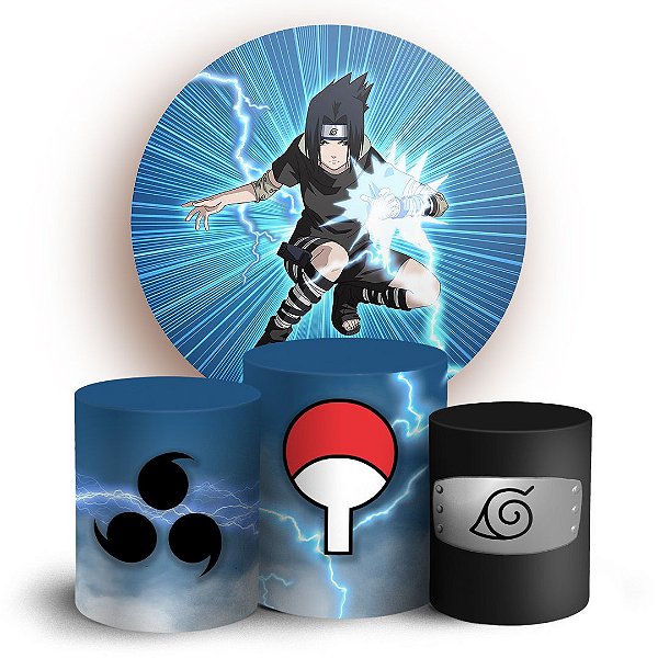 KIT Redondo e Trio - Naruto - Sublimado 3D