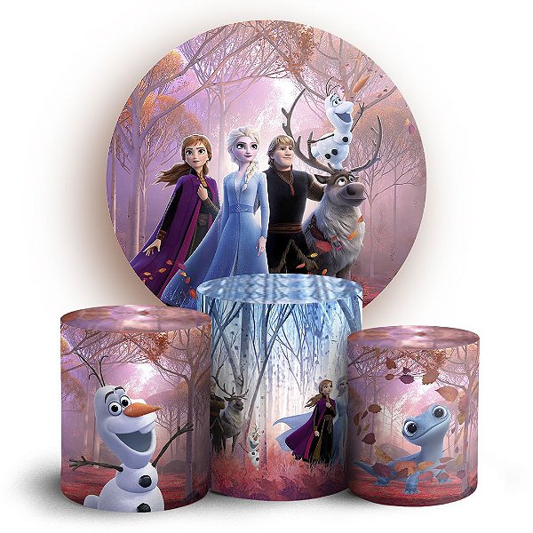 KIT Redondo e Trio - Frozen - Sublimado 3D