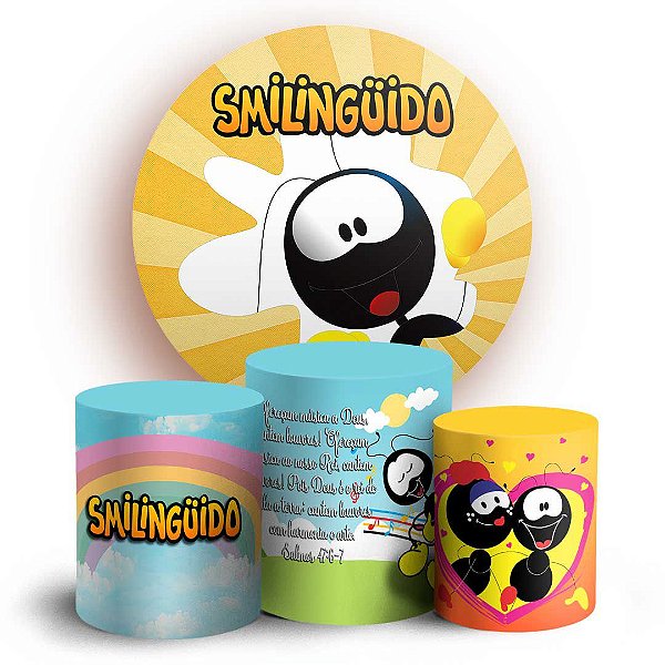 KIT Redondo e Trio - Smilingüido - Sublimado 3D