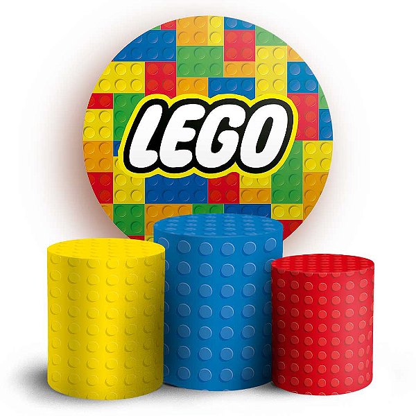 KIT Redondo e Trio - Lego - Sublimado 3D