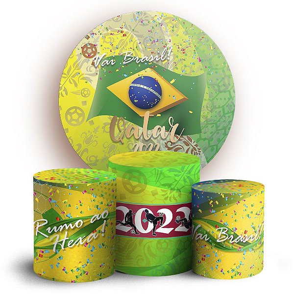 KIT Redondo e Trio - Copa Qatar - Sublimado 3D