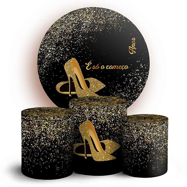 KIT Redondo e Trio - Aniversario - Sublimado 3D