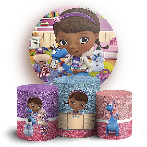 KIT Redondo e Trio - Doutora Brinquedos - Sublimado 3D