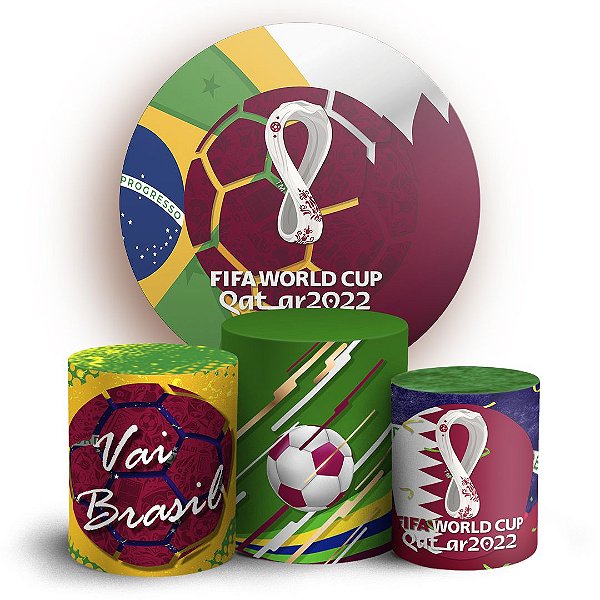 KIT Redondo e Trio - Copa Qatar - Sublimado 3D