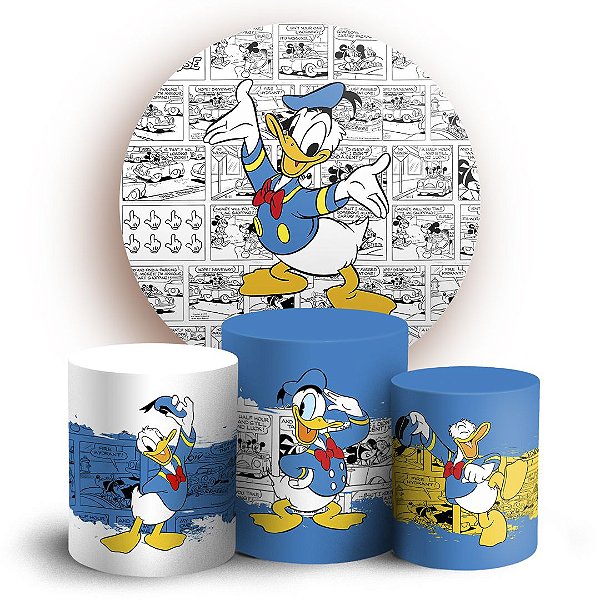 KIT Redondo e Trio - Donald - Sublimado 3D