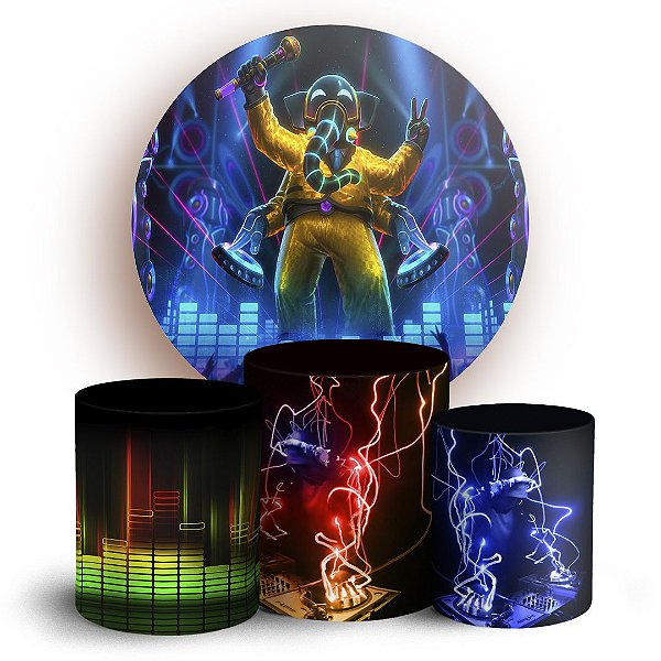 KIT Redondo e Trio - DJ - Sublimado 3D