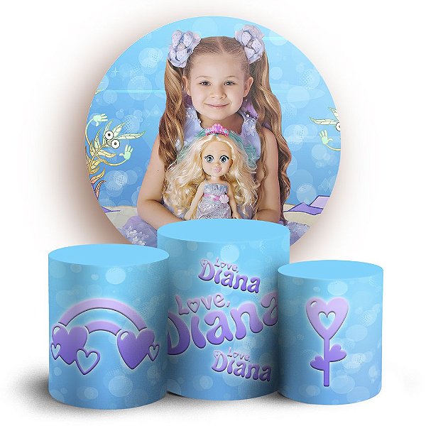 KIT Redondo e Trio - Diana Show - Sublimado 3D