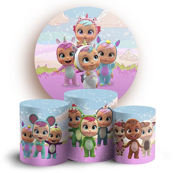 KIT Redondo e Trio - Cry Babies Bebes llorones - Sublimado 3D