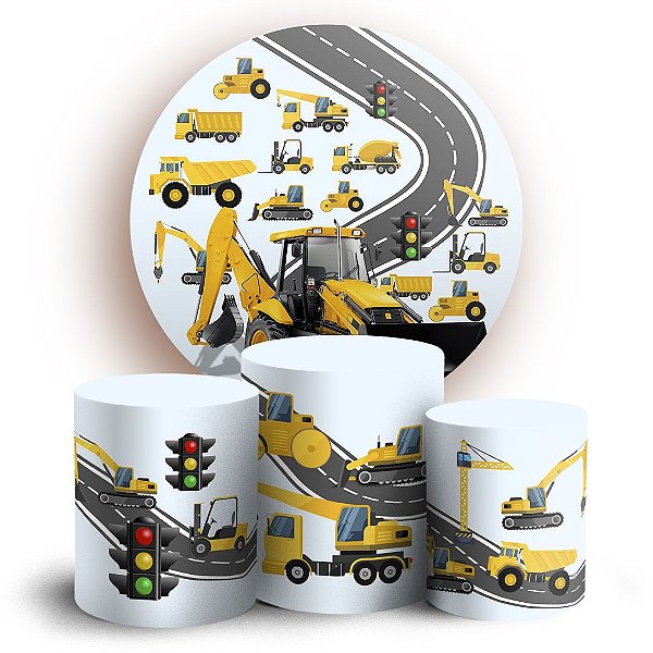 KIT Redondo e Trio - Construção - Sublimado 3D