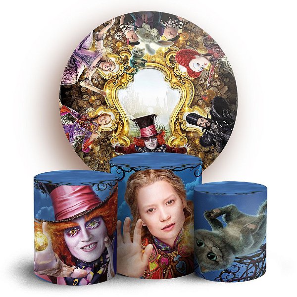 KIT Redondo e Trio - Alice - Sublimado 3D