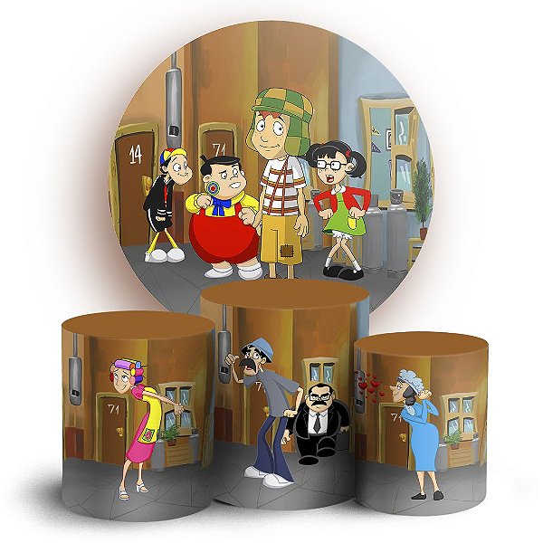 KIT Redondo e Trio - Chaves - Sublimado 3D