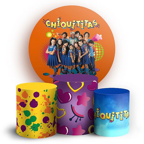 KIT Redondo e Trio - Chiquititas  - Sublimado 3D