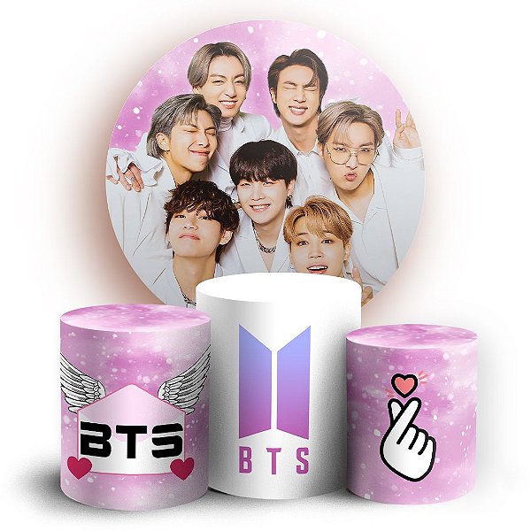 KIT Redondo e Trio - BTS  - Sublimado 3D