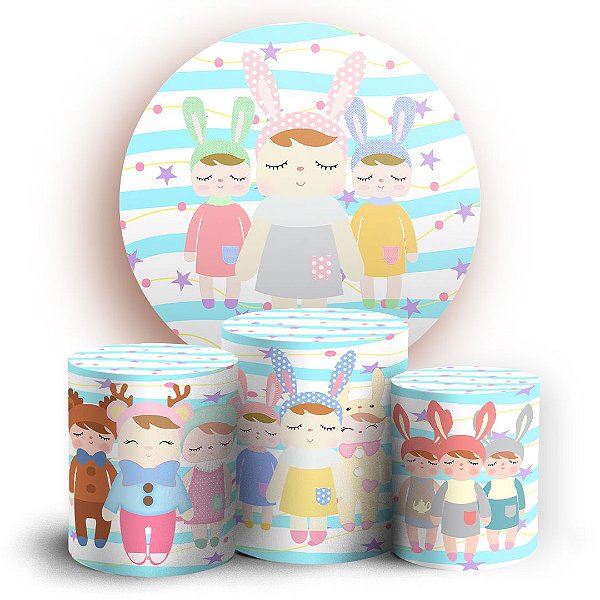 KIT Redondo e Trio - Bonecas MeToo  - Sublimado 3D