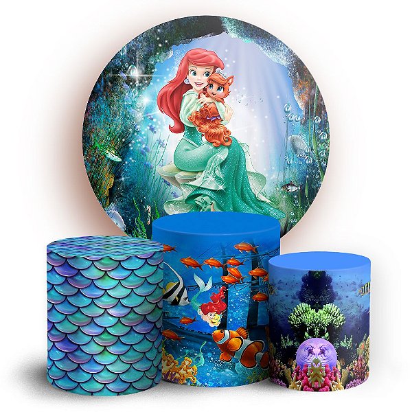 KIT Redondo e Trio - Ariel  - Sublimado 3D