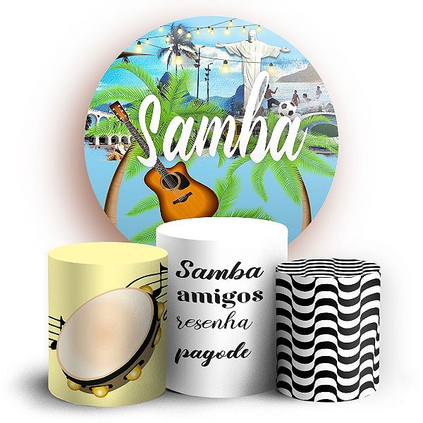 KIT Redondo e Trio - Samba  - Sublimado 3D