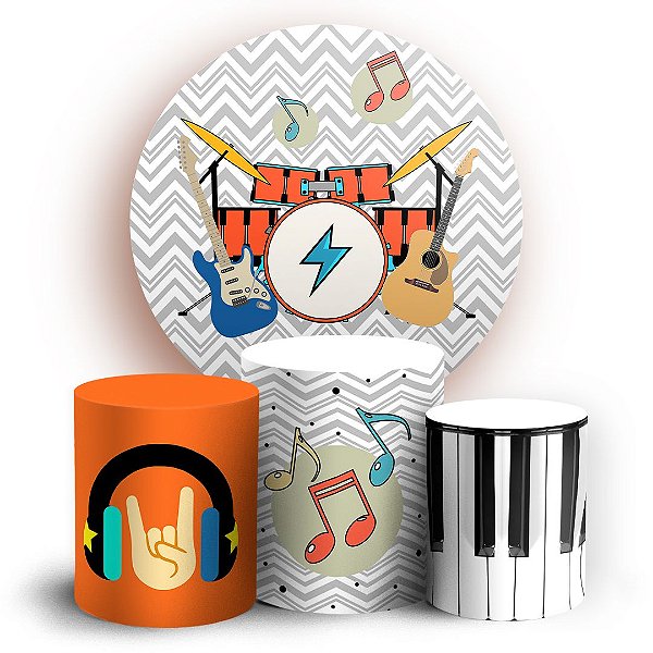 KIT Redondo e Trio - Instrumentos  - Sublimado 3D