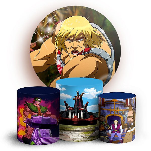 KIT Redondo e Trio - He Man  - Sublimado 3D
