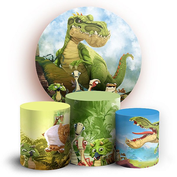 KIT Redondo e Trio - Gigantossauro   - Sublimado 3D