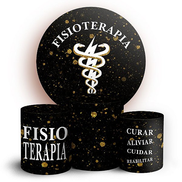 KIT Redondo e Trio - Fisioterapia  - Sublimado 3D