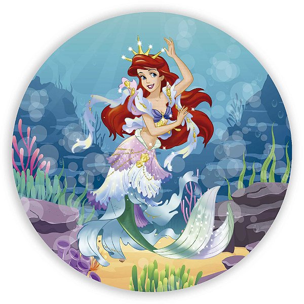 Painel Redondo - Ariel - Sublimado 3D