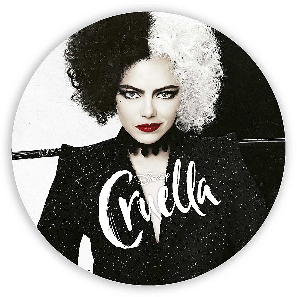 Painel Redondo - Cruella - Sublimado 3D