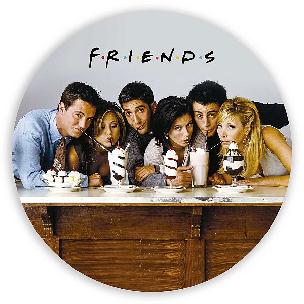 Painel Redondo - Friends - Sublimado 3D
