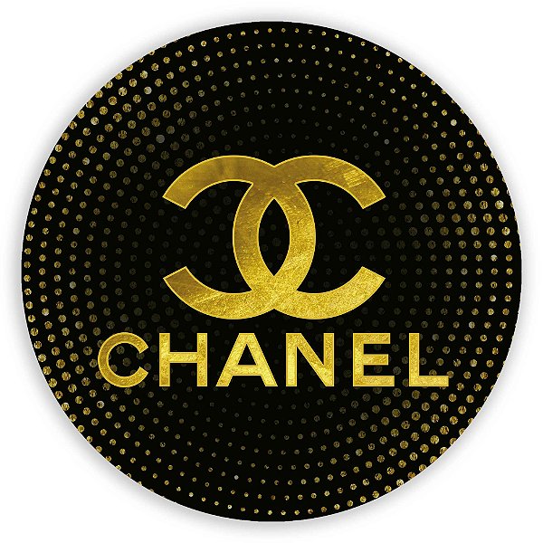Painel Redondo - Chanel - Sublimado 3D