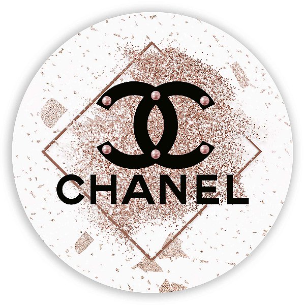 Painel Redondo - Chanel - Sublimado 3D