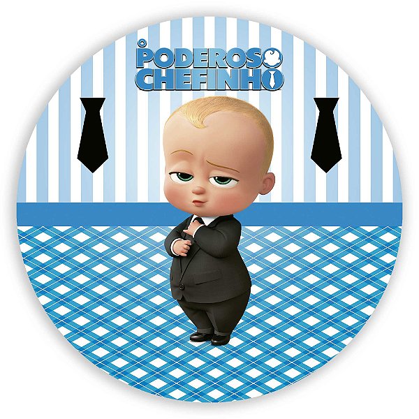 Painel Redondo - O poderoso Chefinho - Sublimado 3D