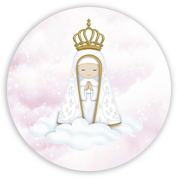 Painel Redondo - Nossa Senhora - Sublimado 3D