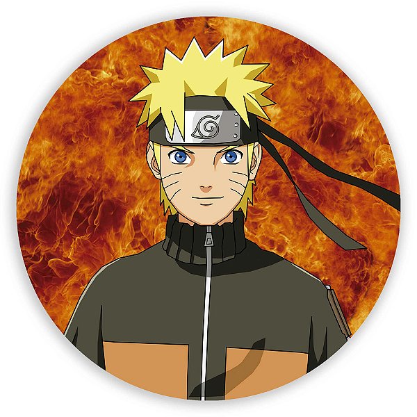Painel Redondo - Naruto - Sublimado 3D