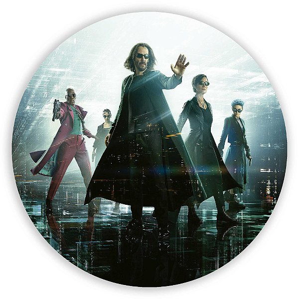 Painel Redondo - Matrix - Sublimado 3D