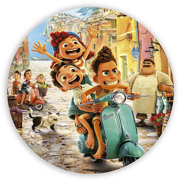 Painel Redondo - Luca - Sublimado 3D