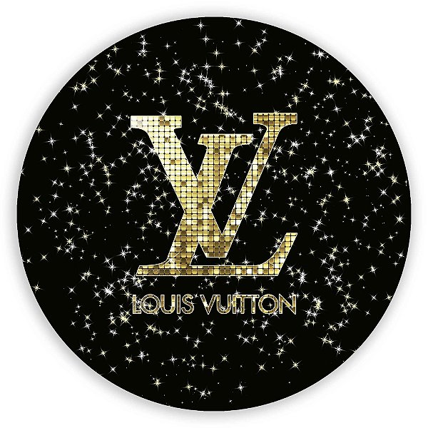 Painel Redondo - Louis Vuitton - Sublimado 3D