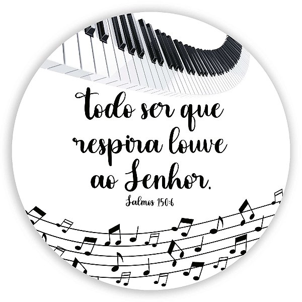 Painel Redondo - Instrumentos - Sublimado 3D
